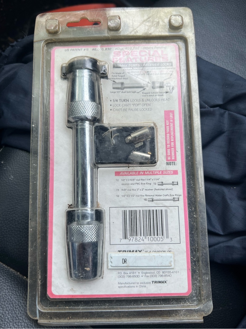 Trailer Receiver Lock - Picture 2 of 2